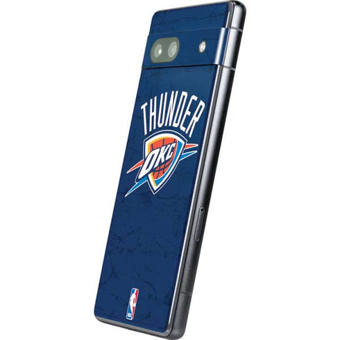 NBA OKC Thunder Distressed Google Pixel 7a Skin